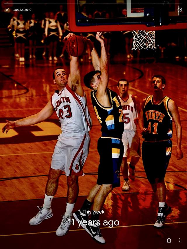 South 43's shot blocked by North 41 (Jan. 22, 2010